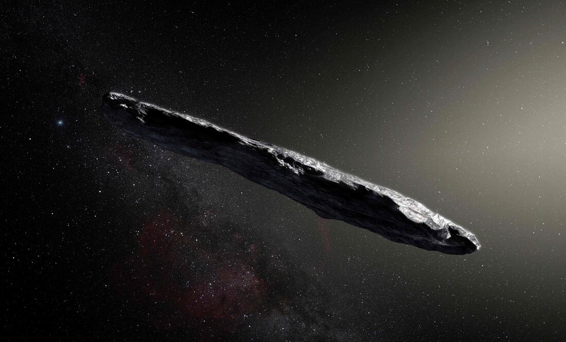 Oumuamua, un misterioso objeto interestelar que visitó el Sistema Solar en 2017. Foto: AFP