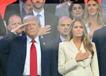 Trump inaugura desfile militar en Washington en su cumpleaños