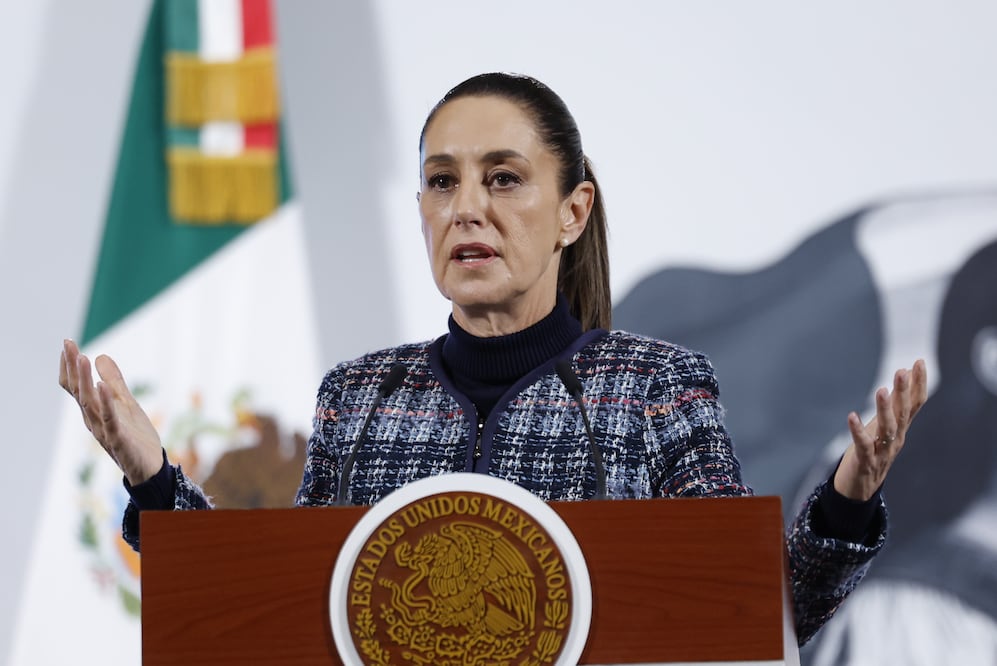 Sheinbaum critica redadas migratorias en California y advierte daño a economía de EU: "Son muy injustas". Foto: EFE