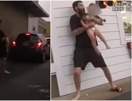 Video. Hombre usa a su hijo como escudo humano para evitar arresto en Florida