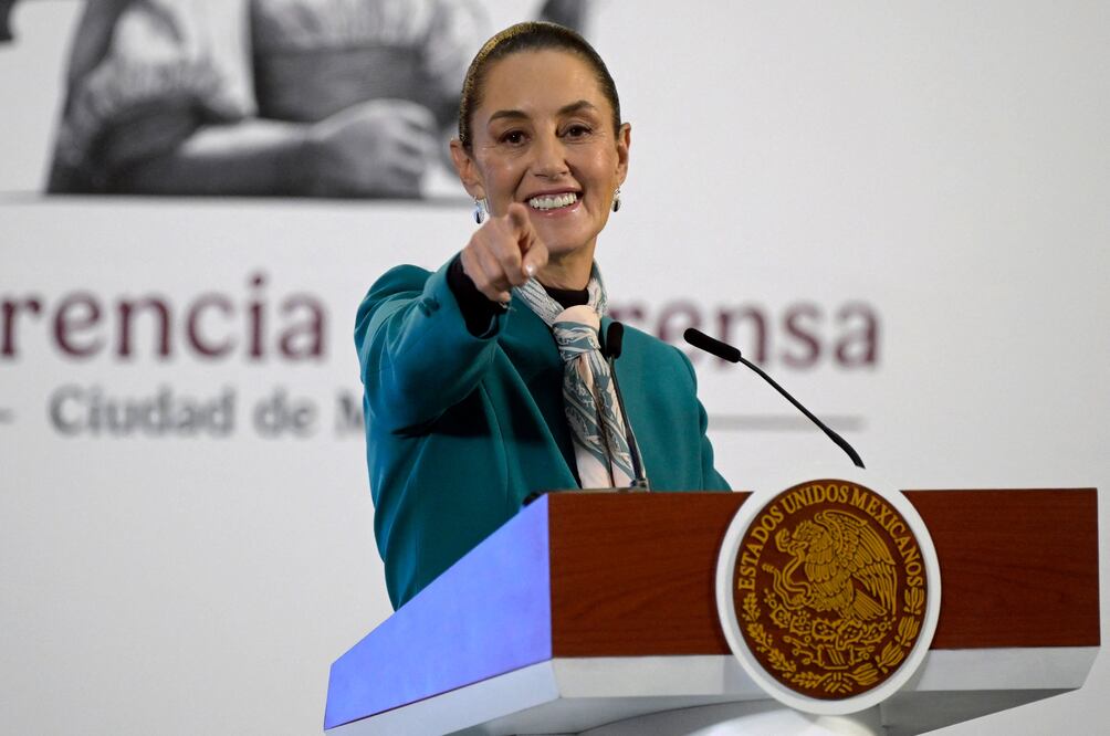 Claudia Sheinbaum asegura que "No hay motivo de preocupación" tras triunfo de Trump en Estados Unidos. Foto: AFP