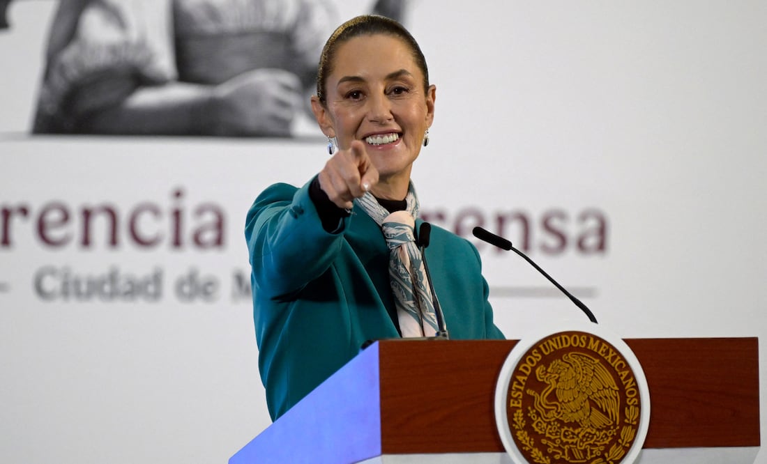 Claudia Sheinbaum asegura que "No hay motivo de preocupación" tras triunfo de Trump en Estados Unidos. Foto: AFP