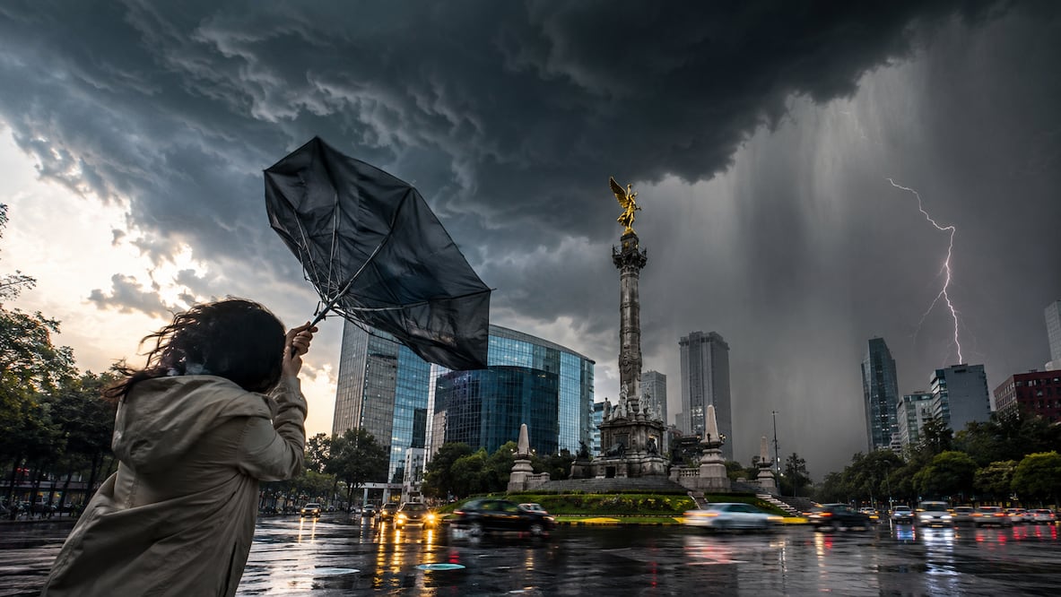 ¡Alerta por lluvias en México! 11 estados tendrán precipitaciones de hasta 75 mm y riesgo de inundaciones. Foto IA