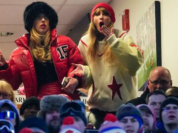 Así festejó Taylor Swift los touchdowns de su novio Travis Kelce. FOTOS