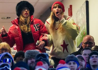 Así festejó Taylor Swift los touchdowns de su novio Travis Kelce. FOTOS