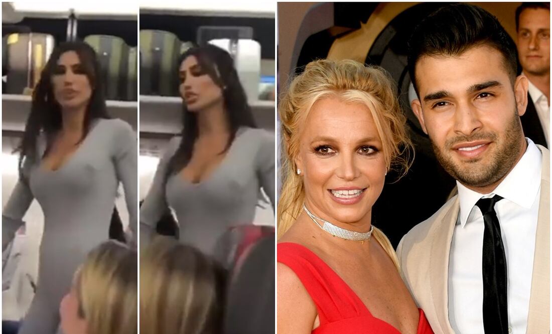 Influencer causa drama en vuelo de American Airlines; dice haber salido con ex de Britney Spears. Foto: Twitter