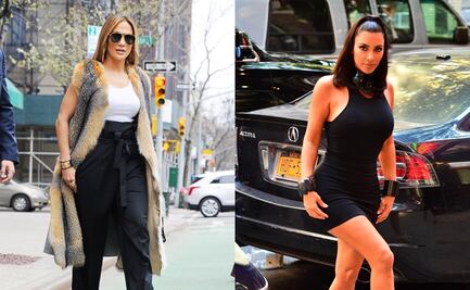 Las fotos inéditas de las sesiones de Jennifer Lopez y Kim Kardashian