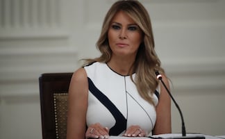 Melania, decepcionada por violencia en el Capitolio