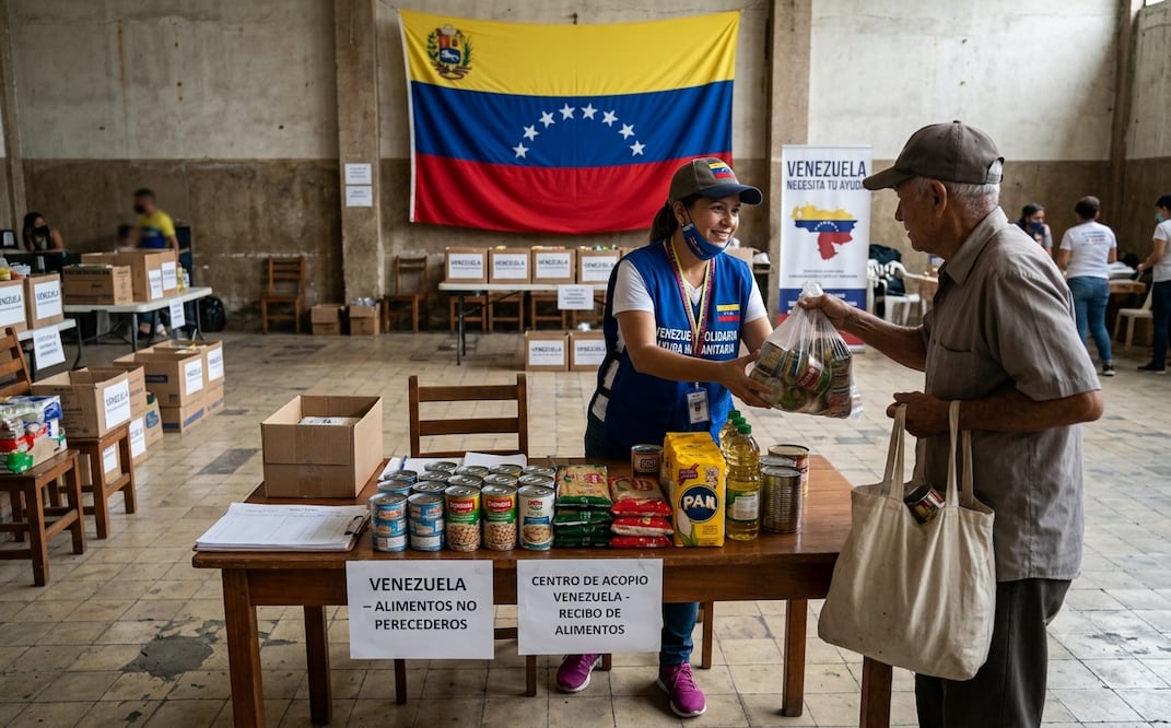 ¿Dónde donar para Venezuela en CDMX? Centros de acopio y ayuda tras los terremotos. Foto: IA