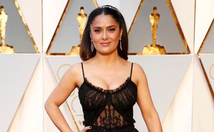 Los mejores y peores vestidos de Salma Hayek en los Oscar