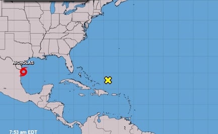 Tormenta Nicholas se acerca a Texas. Mapa de trayectoria