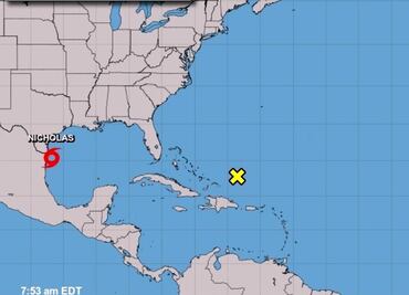 Tormenta Nicholas se acerca a Texas. Mapa de trayectoria