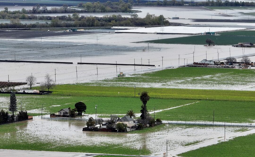 Las tormentas han ayudado a controlar un mínimo la sequía en California. Foto: AFP