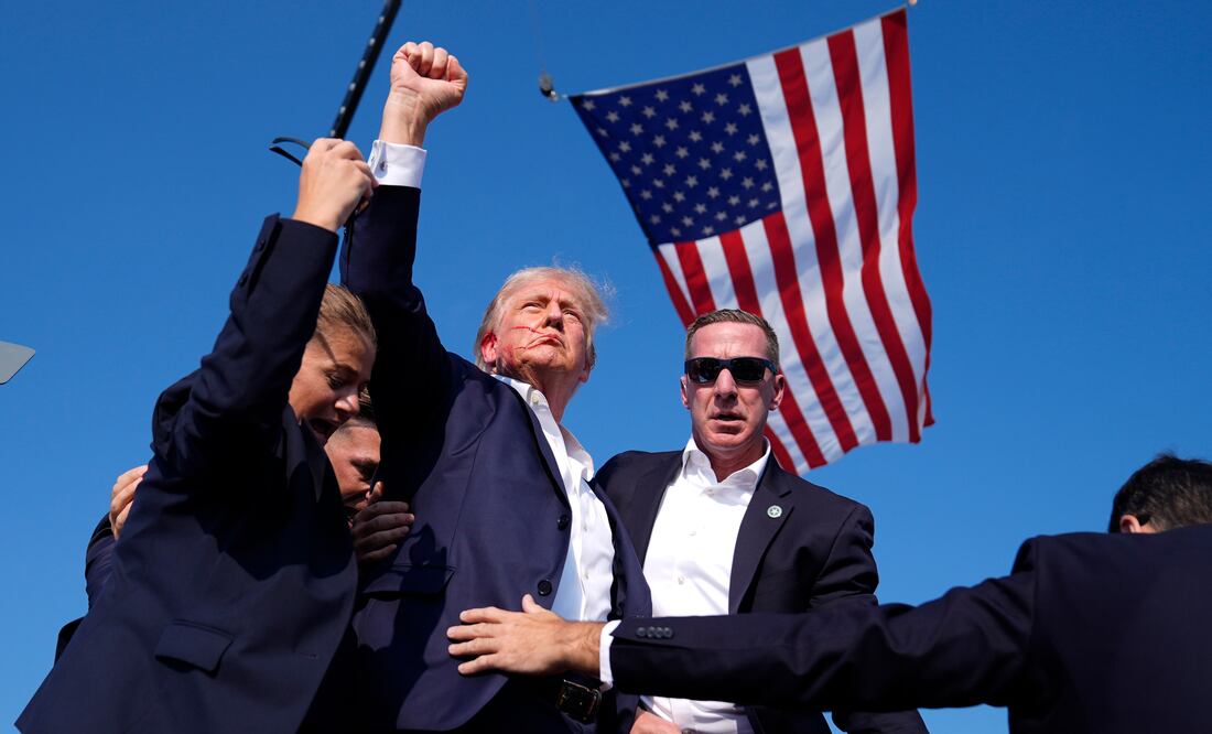 Trump critica fallos del Servicio Secreto tras intento de asesinato: "Se cometieron errores". Foto: AP