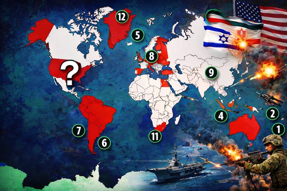 ¿México estaría en riesgo? Los países "más seguros" ante una Tercera Guerra Mundial. Foto: IA