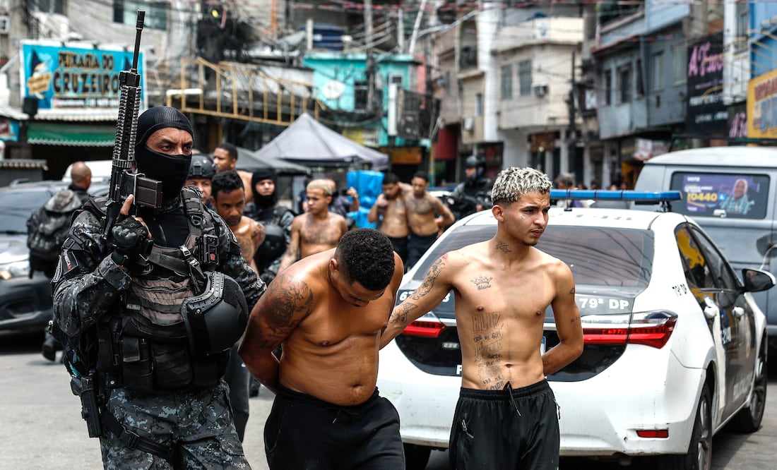 Escenas de guerra en favelas de Río de Janeiro: operación policial más letal deja 64 muertos EFE/ Antonio Lacerda
