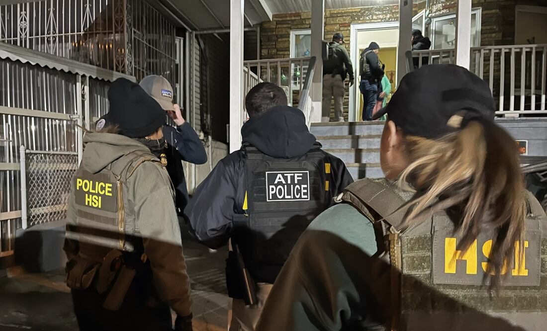 Estados Unidos hará redadas en estas 3 ciudades cada semana, con 1,200 detenidos diarios como objetivo. EFE/HSI Nueva York