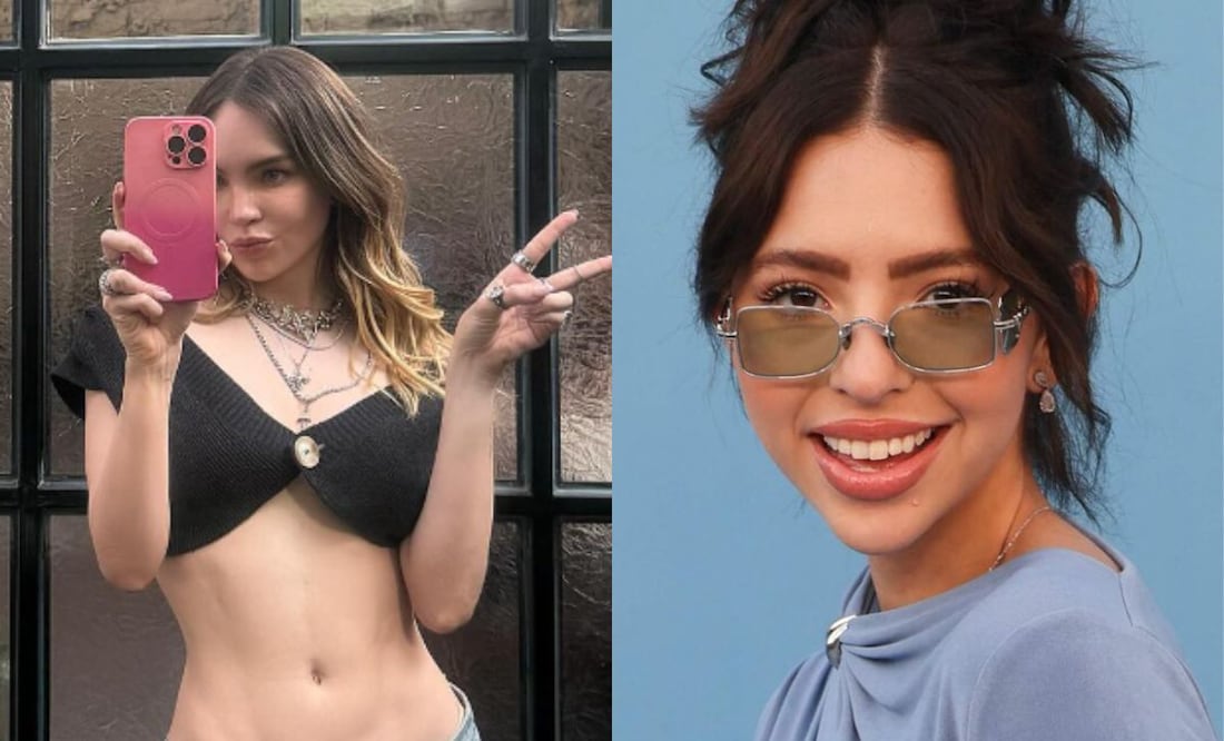 Belinda provoca a los fans de Ángela Aguilar con TikTok viral | Fotos: @belindapop // AFP