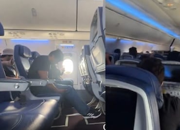 Avión de Aeroméxico aterriza de emergencia en Guadalajara; pasajeros graban el momento. VIDEO