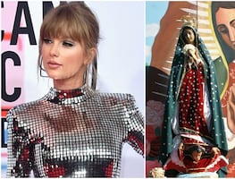 La vez que Taylor Swift usó botas con la imagen de la Virgen de Guadalupe
