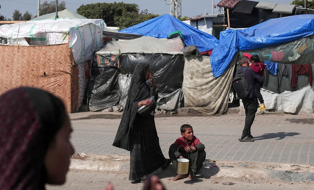 En medio de la guerra en Gaza, los niños mueren de desnutrición: UNICEF. Foto: AFP