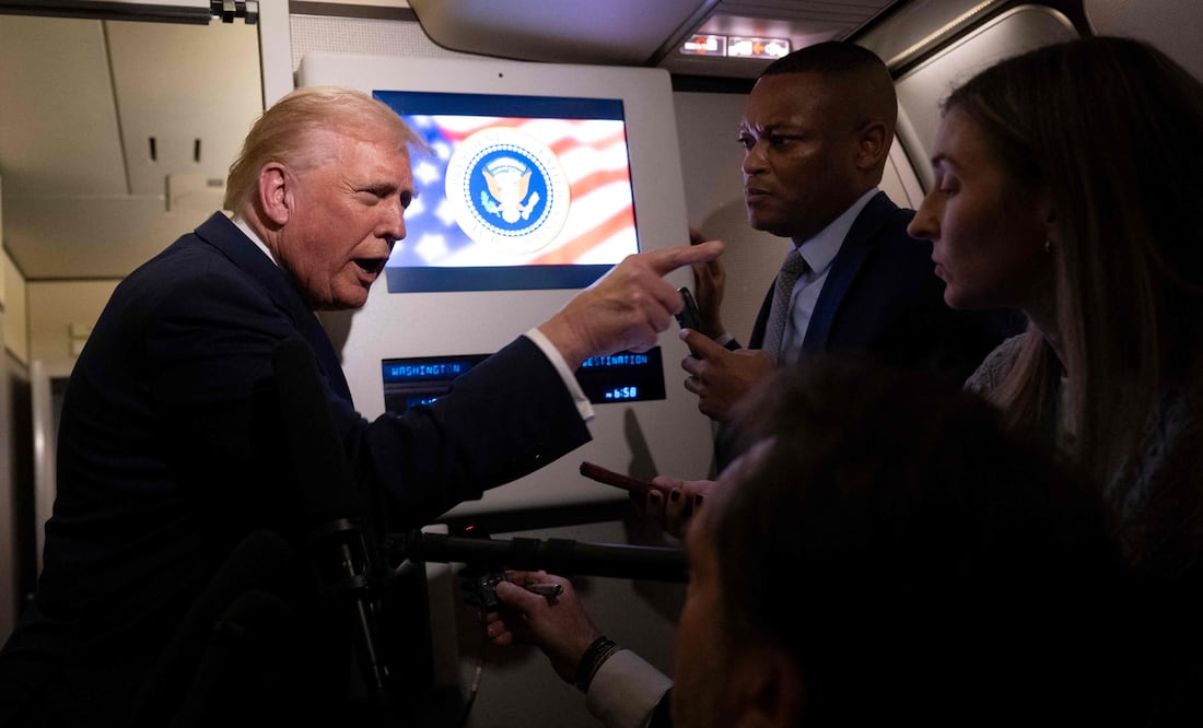 “Ola de indignación: Trump llama ‘cerdita’ a reportera y desata furia entre periodistas y medios en Estados Unidos. Roberto Schmidt/Getty Images/AFP