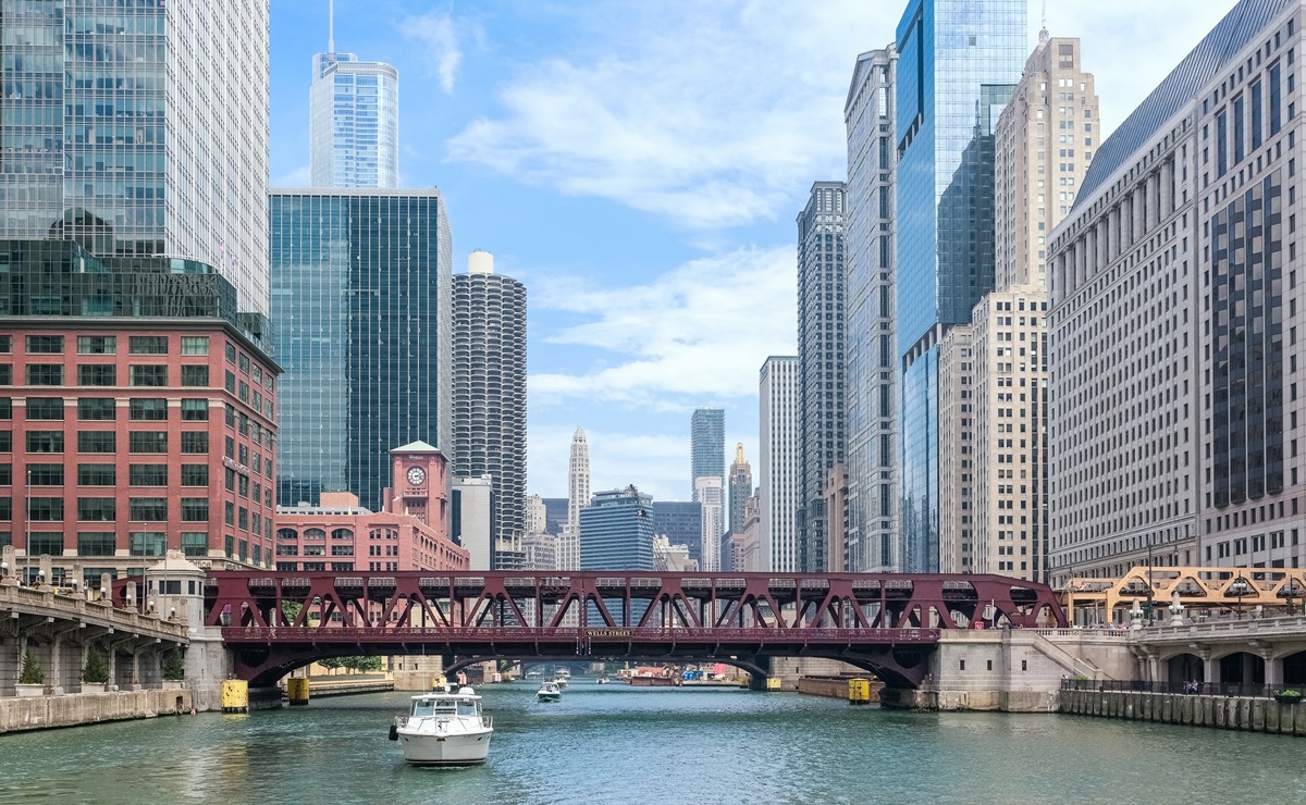 Crucero arquitectónico en Chicago