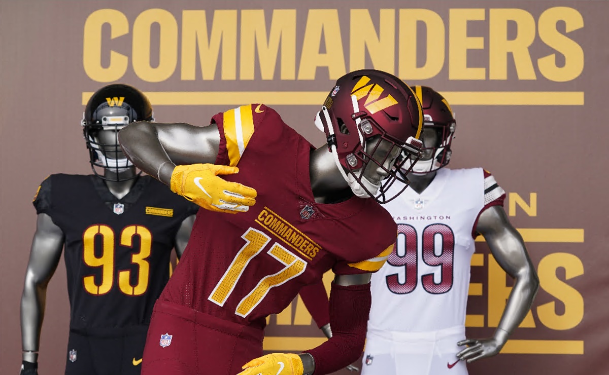 Commanders, el nuevo nombre de los antiguos Redskins de la NFL