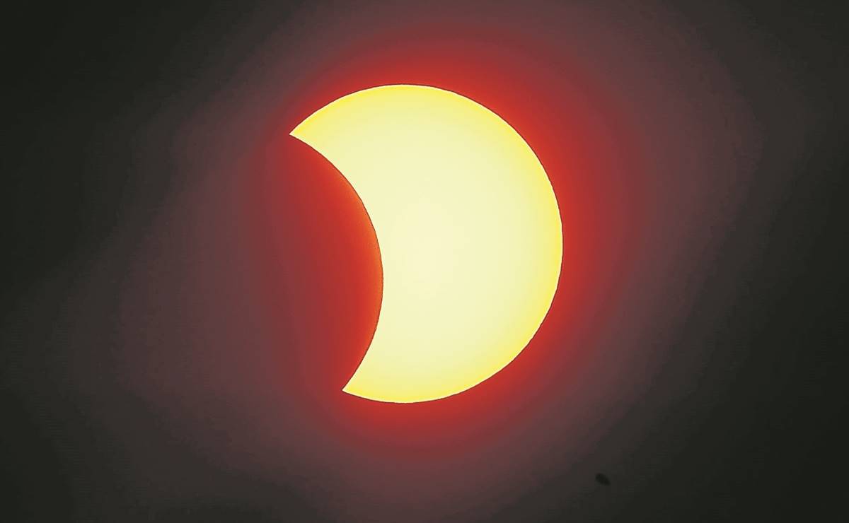 Eclipse solar parcial abril