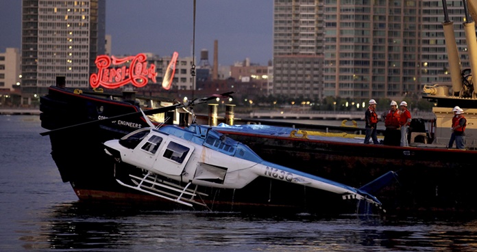 Accidente de helicóptero en el East River en 2011