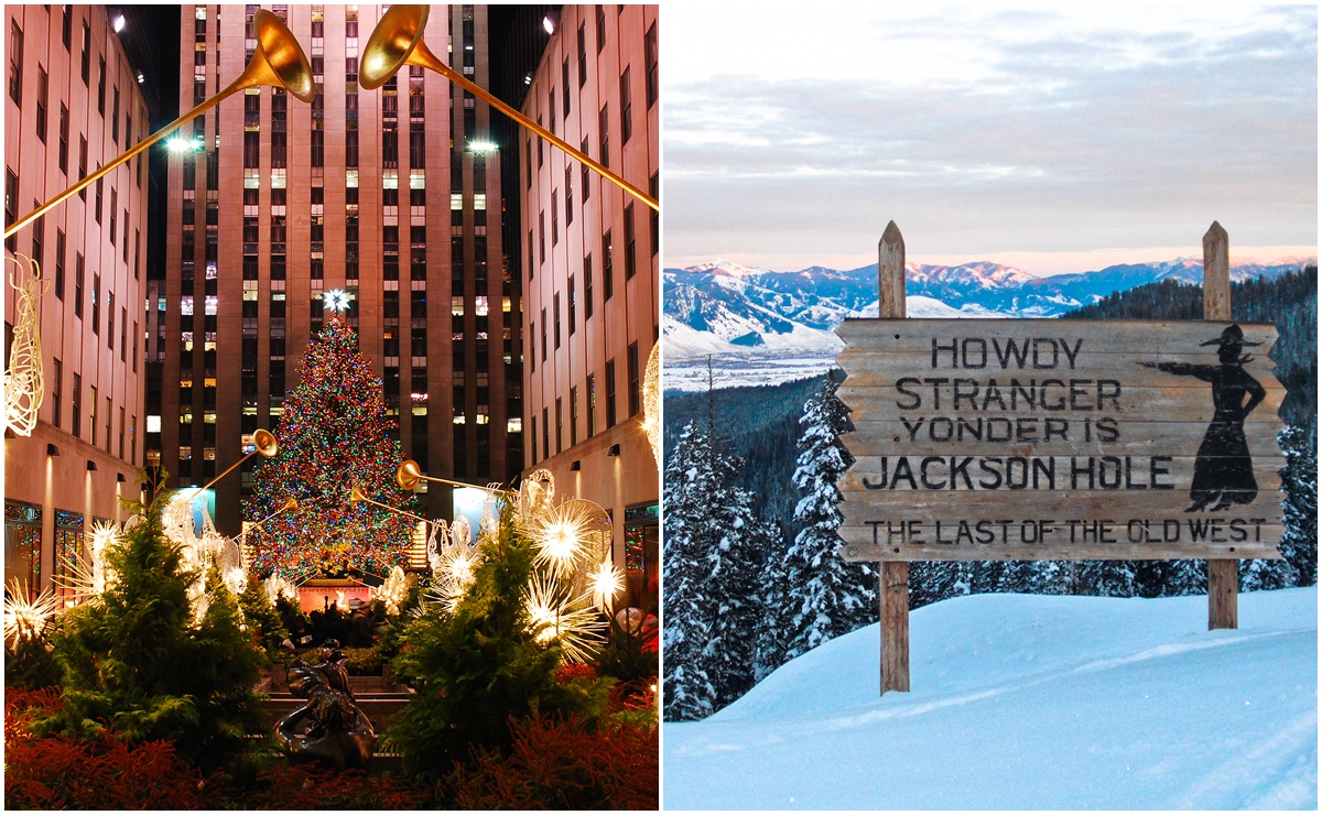 Los mejores destinos en Estados Unidos para vacacionar en Navidad y Año Nuevo