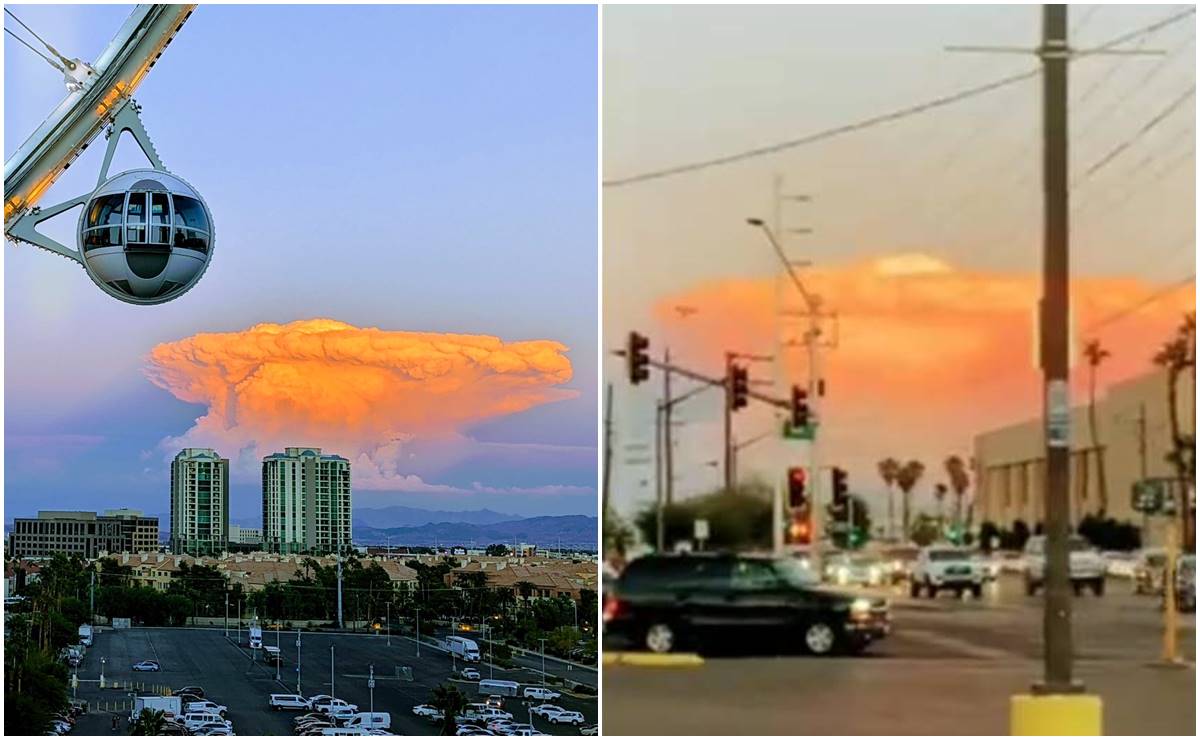 ‘Nube de hongo’ causa preocupación en Las Vegas