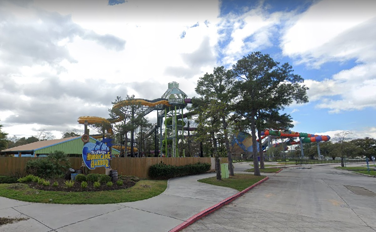 parque acuático de Six Flags en Texas