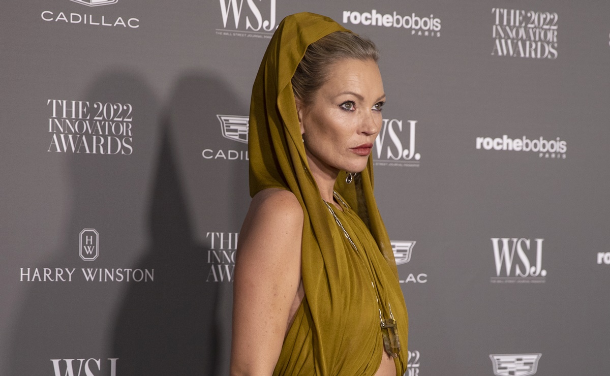 La supermodelo británica Kate Moss dejó boquiabiertos a los asistentes a los WSJ Innovator Awards