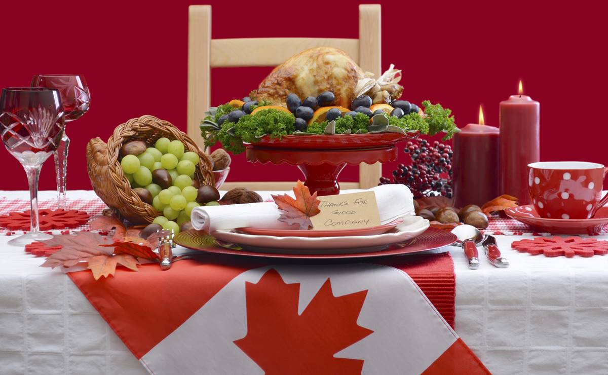 Día de Acción de Gracias en Canadá, Thanksgiving Day en Canadá,