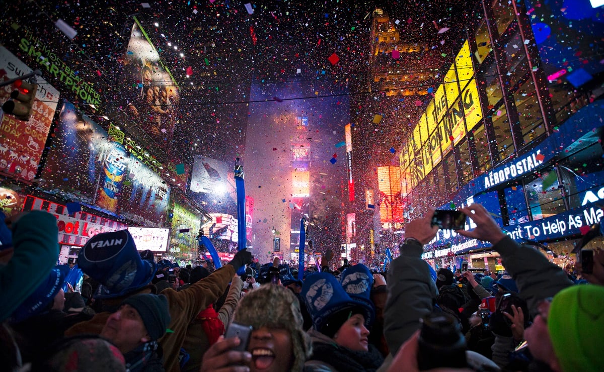 Cinco mejores ciudades para celebrar el Año Nuevo en Estados Unidos