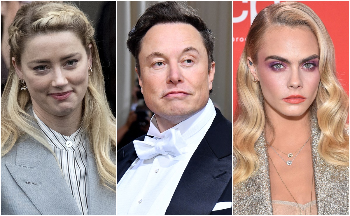 ¿Amber Heard tuvo un trío con Elon Musk y Cara Delevingne? Esto es lo que se sabe