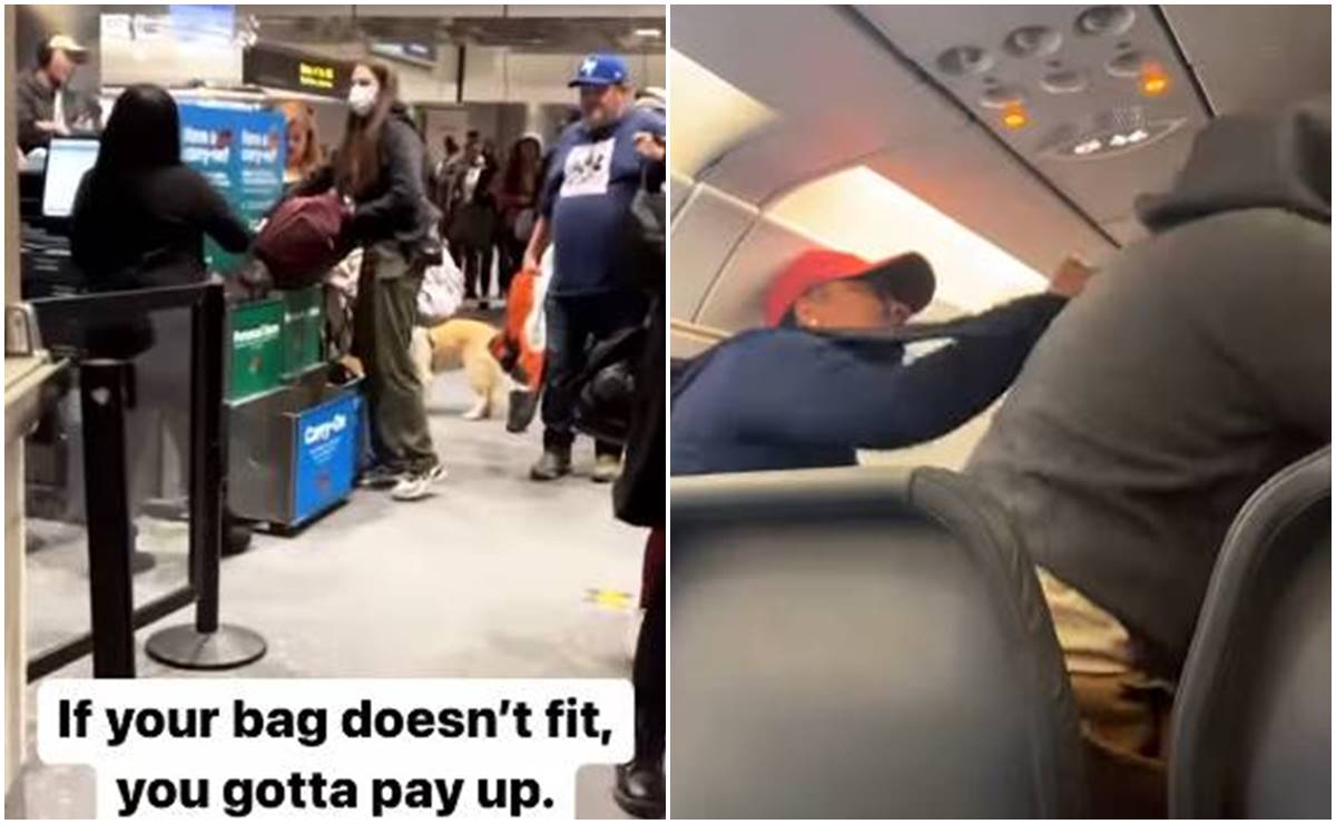 Video. Vacían avión antes de despegue por pareja que no quería pagar por su equipaje