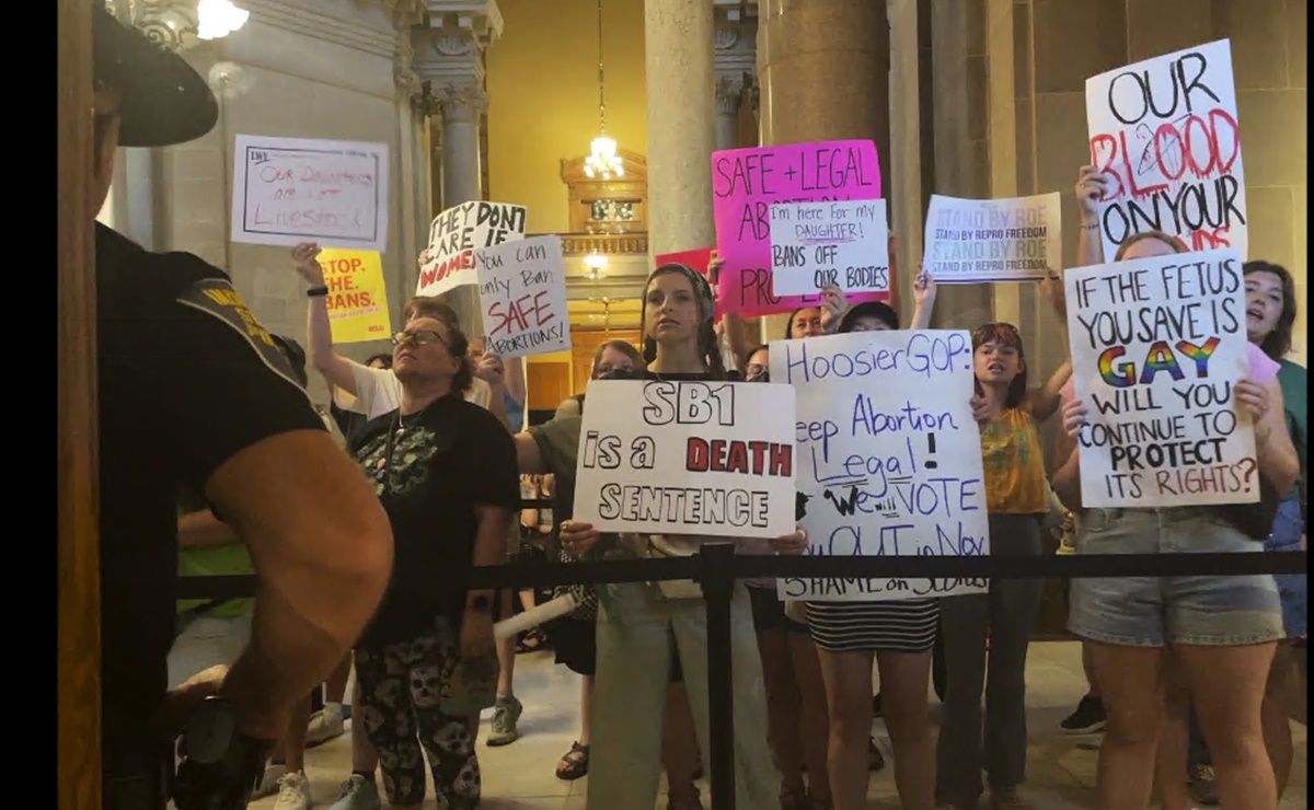 Indiana, el primer estado en restringir el aborto tras el fin de "Roe v Wade"