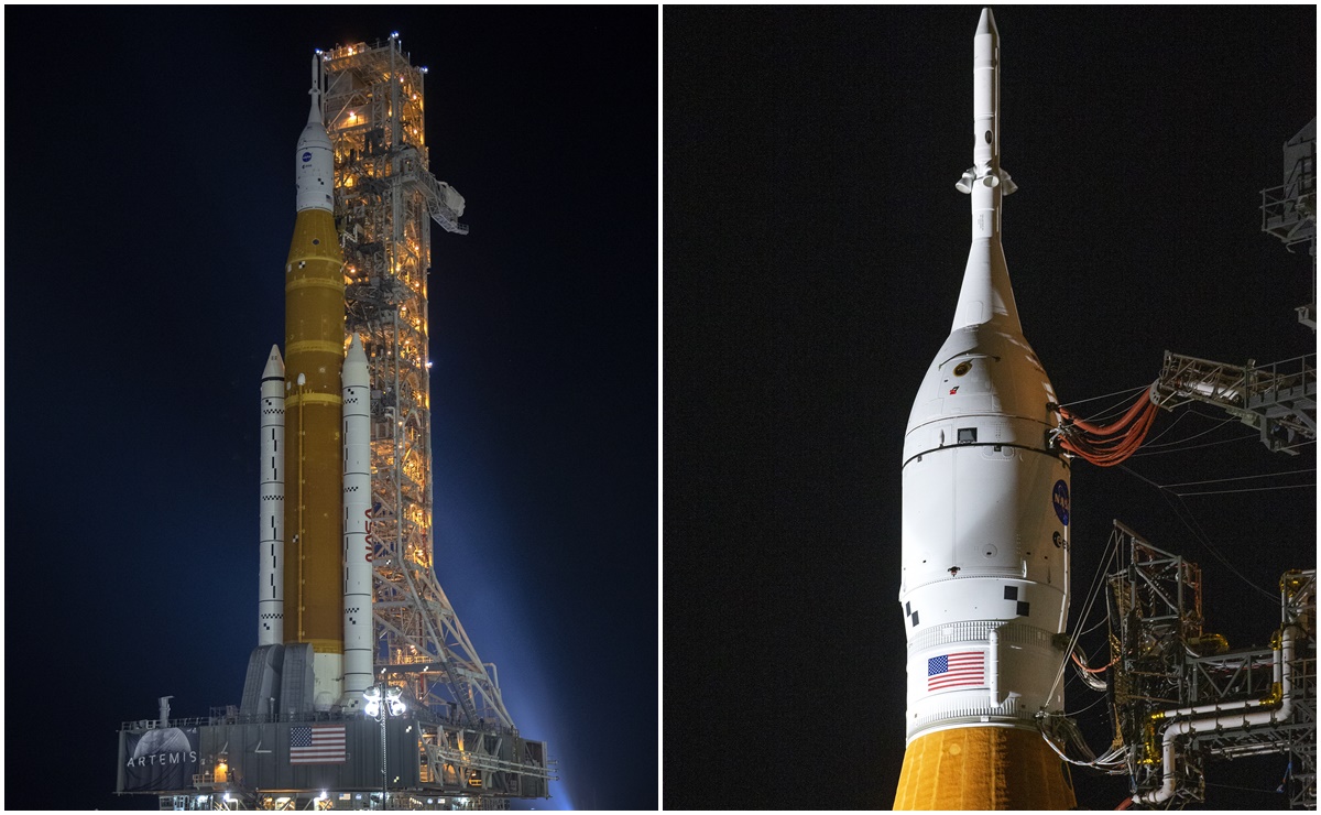 NASA alista en Florida cohete para la misión lunar Artemis 1