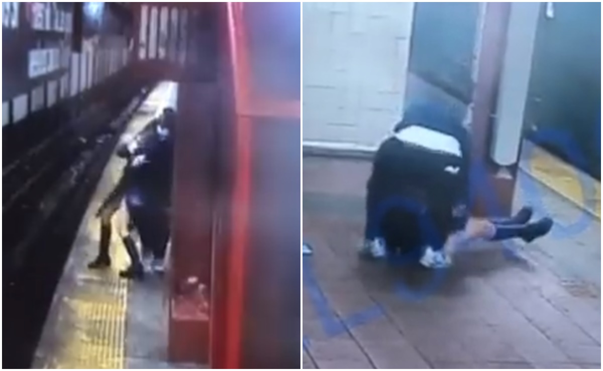 Video. Mujer es brutalmente atacada y asaltada en metro de Nueva York