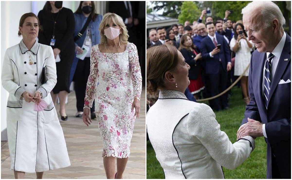 Biden festeja el 5 de mayo con esposa de AMLO en la Casa Blanca