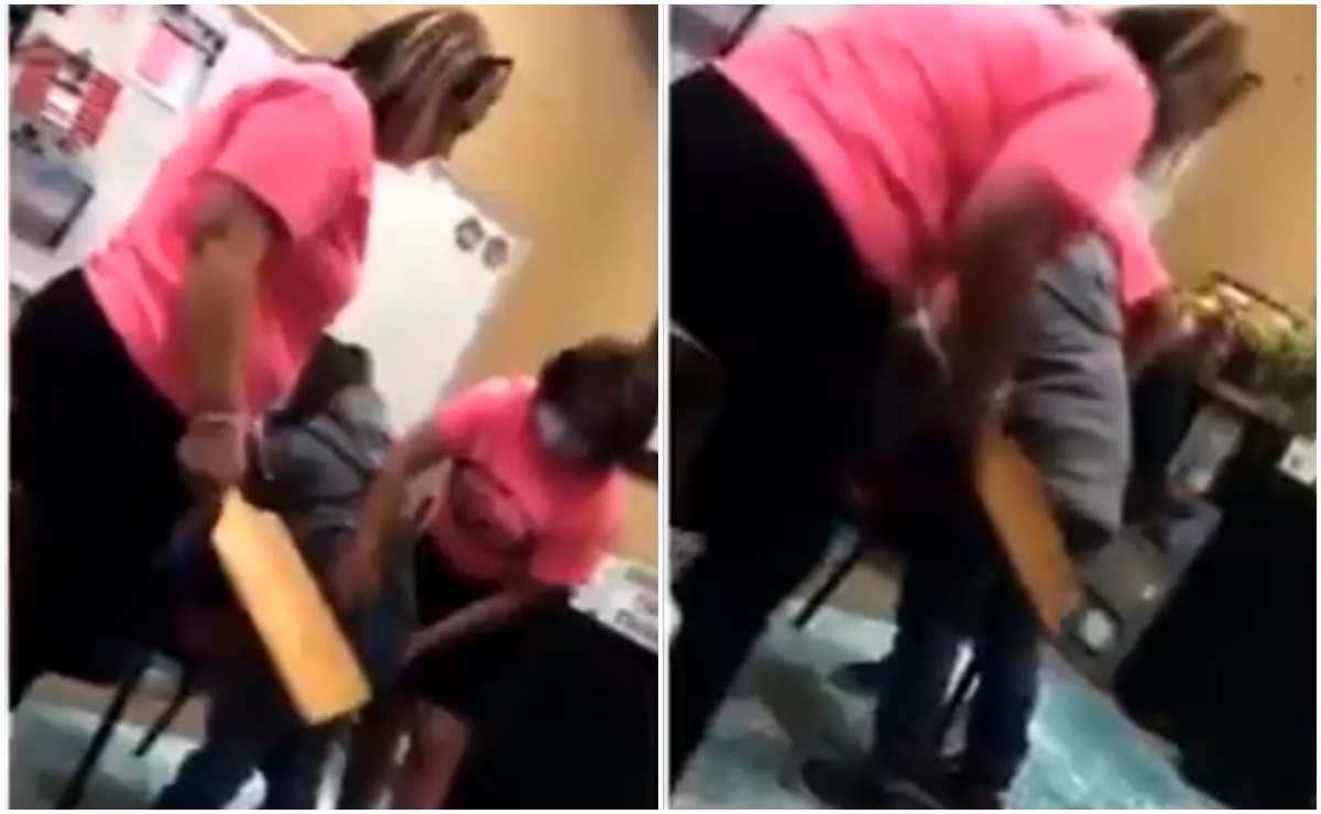 Video directora golpea a niña de 6 años con tabla en Florida