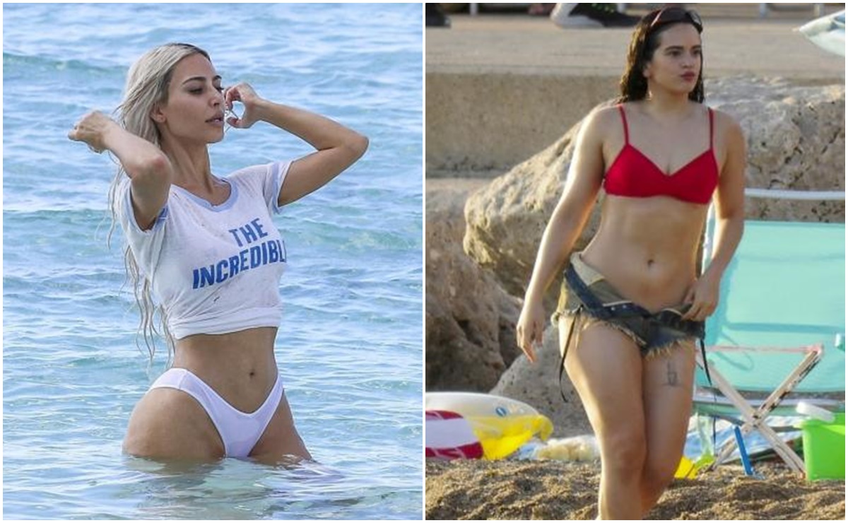 Las fotos más virales de los famosos; Kim Kardashian y Rosalía en vacaciones