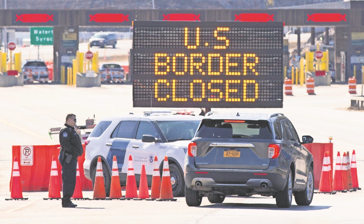 Frontera entre Canadá y EU permanecerá cerrada hasta el 21 de julio