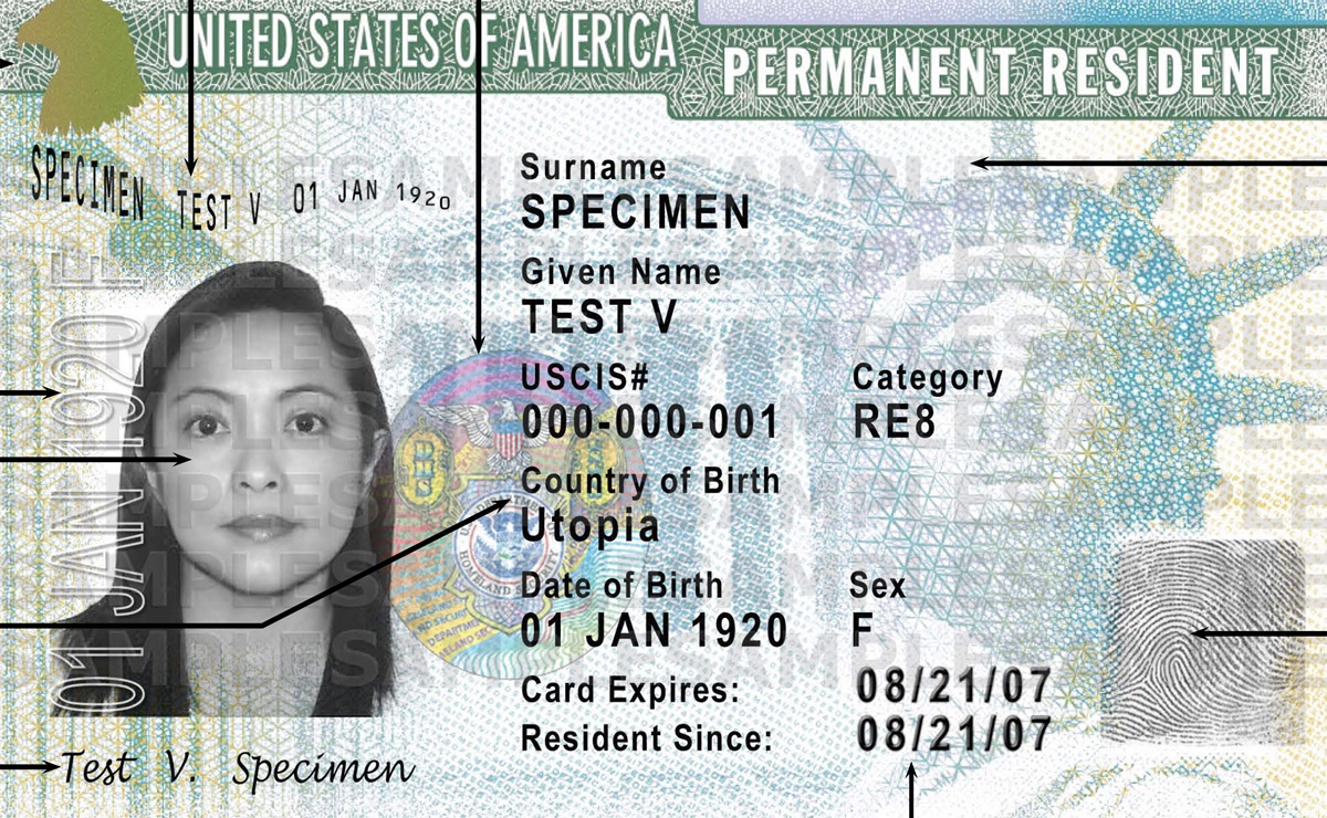27 casos en los Estados Unidos la Green Card de residencia