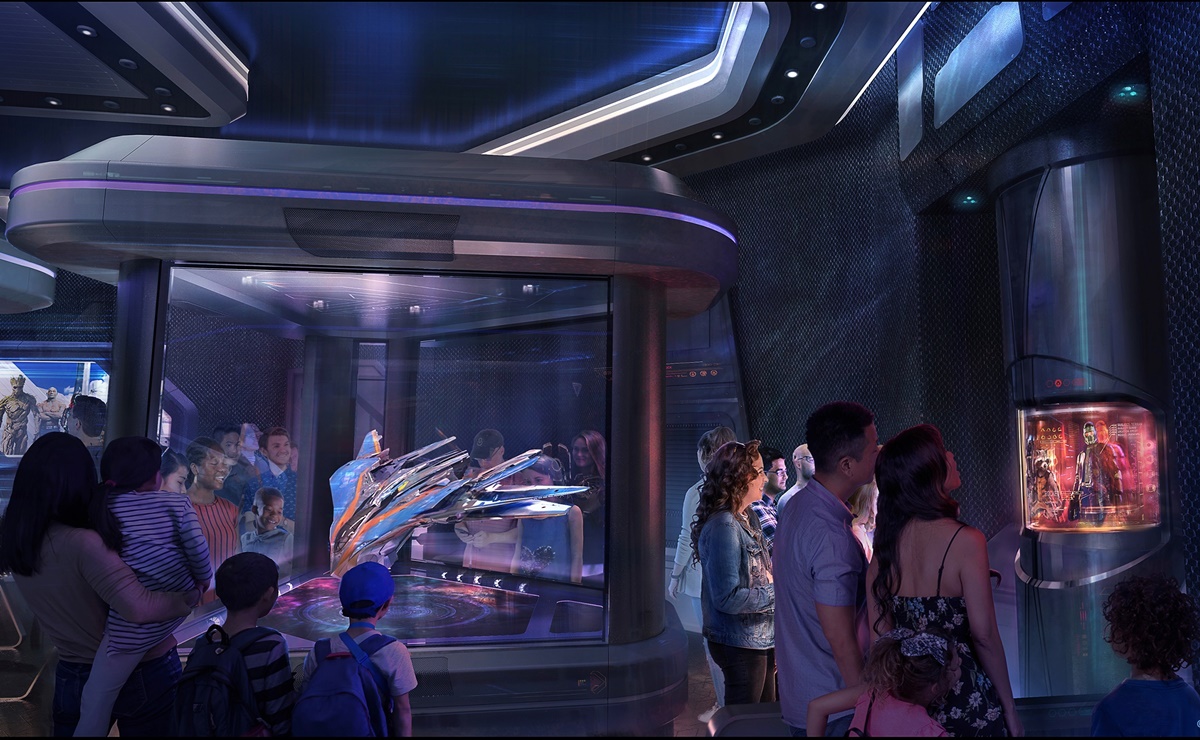 Así es la montaña rusa de 'Guardianes de la Galaxia' que Disney estrenará en Orlando