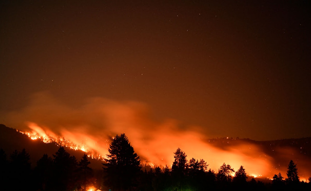 Un nuevo incendio en California se multiplica por 24 en las últimas horas