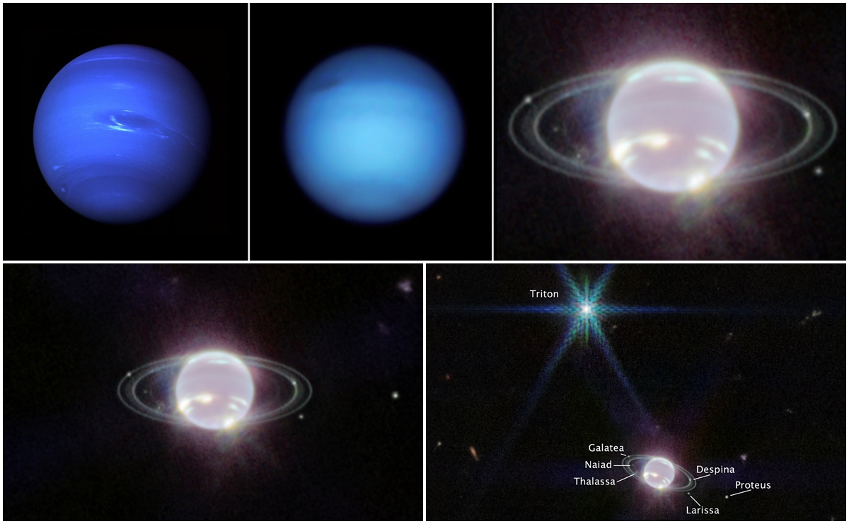 James Webb capta la vista más clara de los anillos de Neptuno en décadas