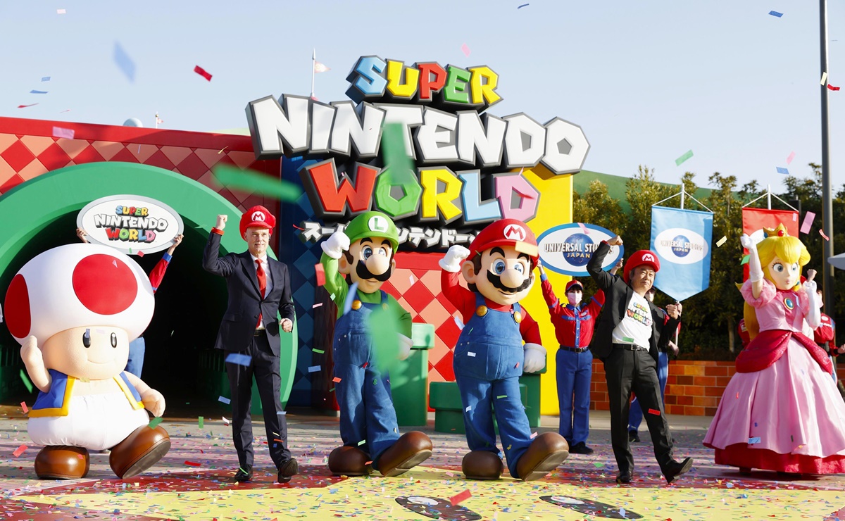 Universal Studios Hollywood abrirá el primer Super Nintendo World en 2023